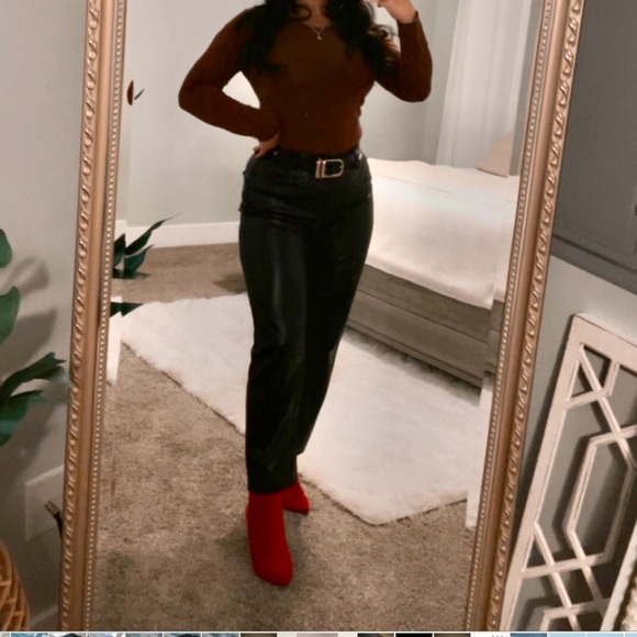 Rewash Pants - Faux leather pants